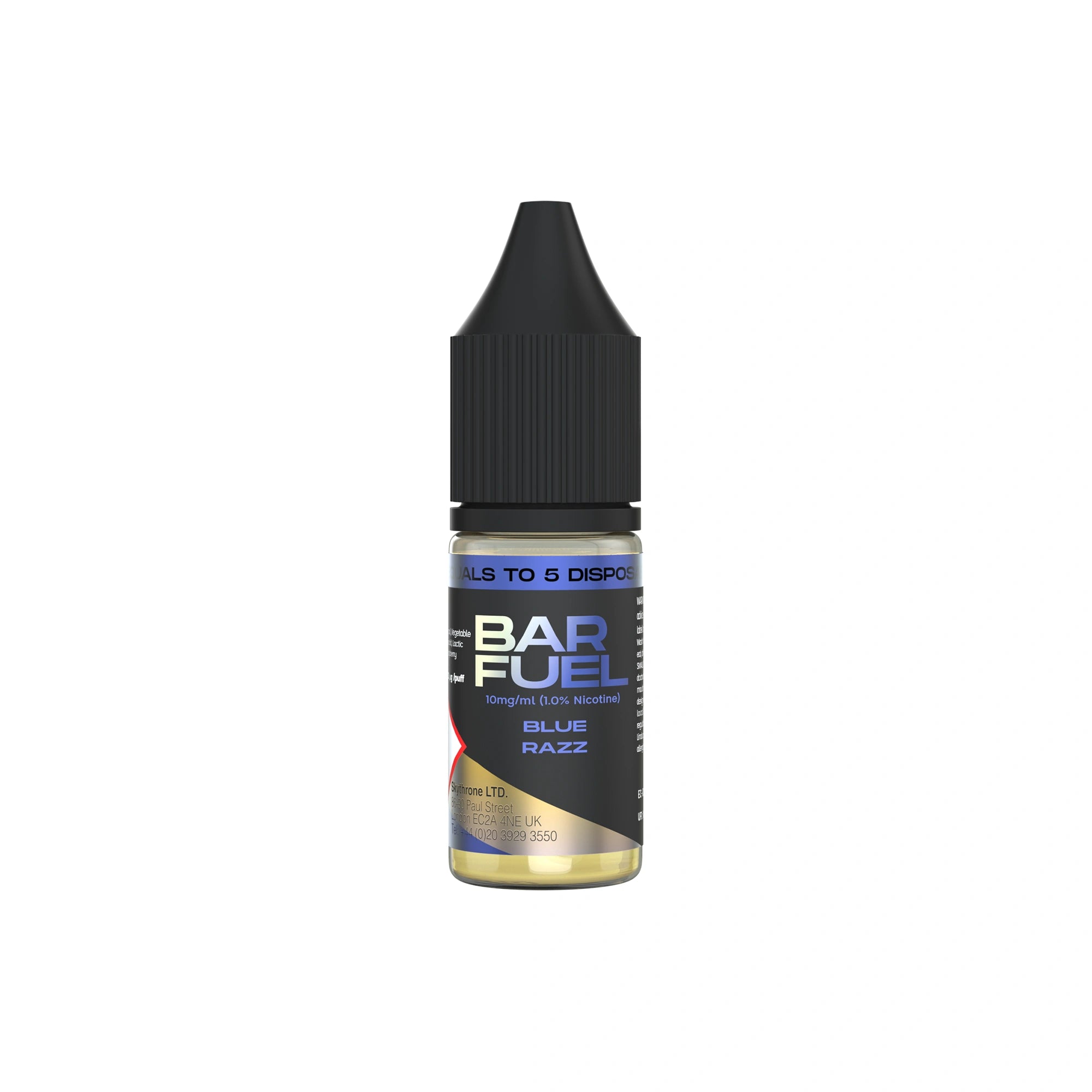 Hangsen Bar Fuel Blue Razz 10 ml 50:50 Nic Salts E-Liquid