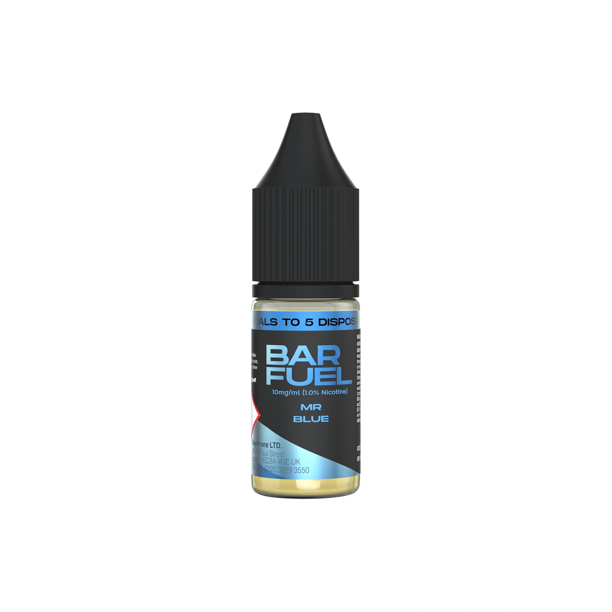 Hangsen Bar Fuel Mr Blue 10 ml 50:50 Nic Salts E-Liquid