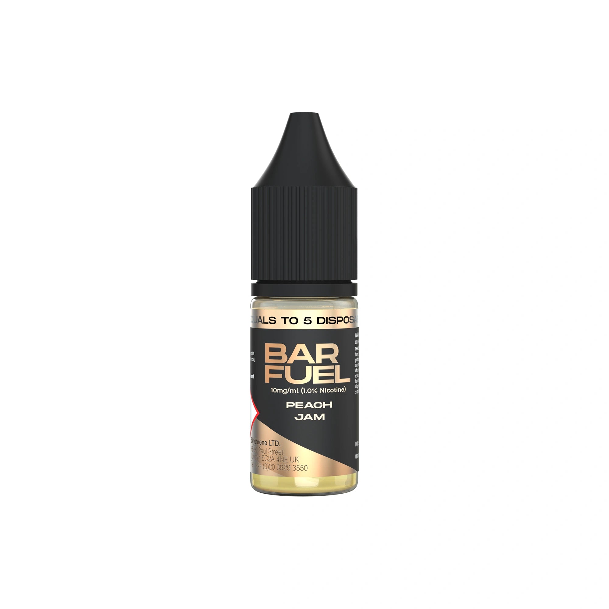 Hangsen Bar Fuel Peach Jam 10 ml 50:50 Nic Salts E-Liquid