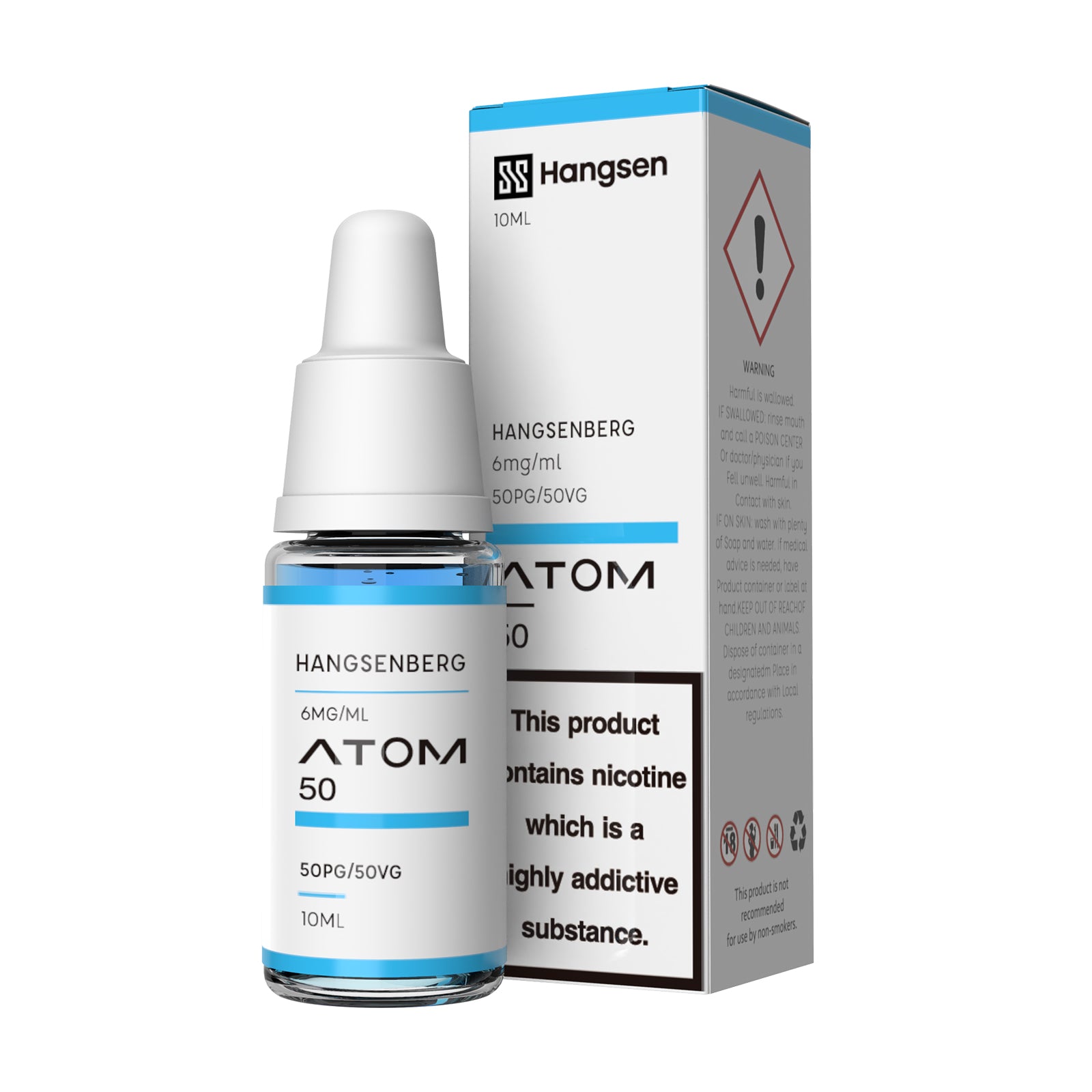 Hangsen Atom Hangsenberg 10 ml Standard 50:50 E-Liquid