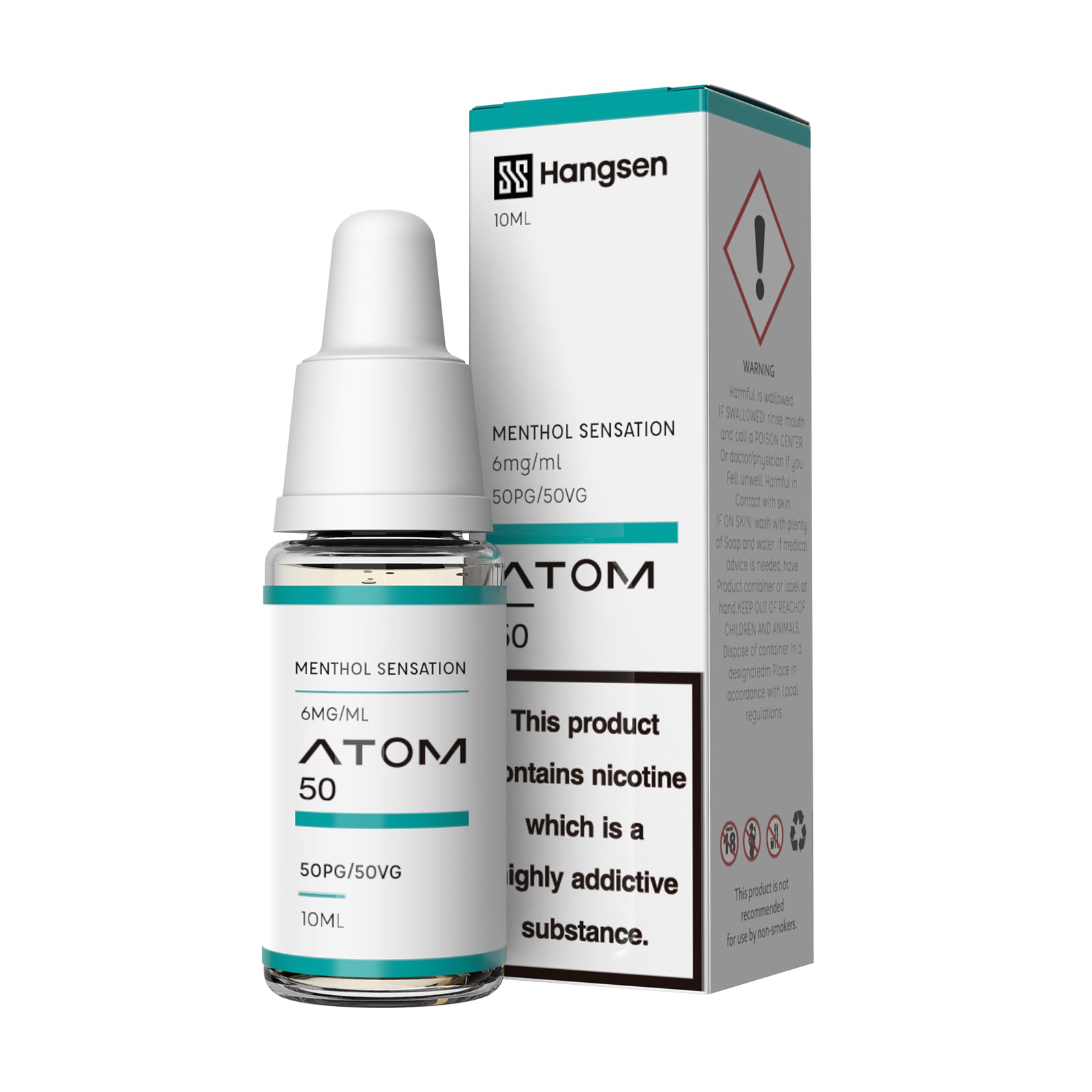 Hangsen Atom Menthol Sensation 10 ml Standard 50:50 E-Líquido