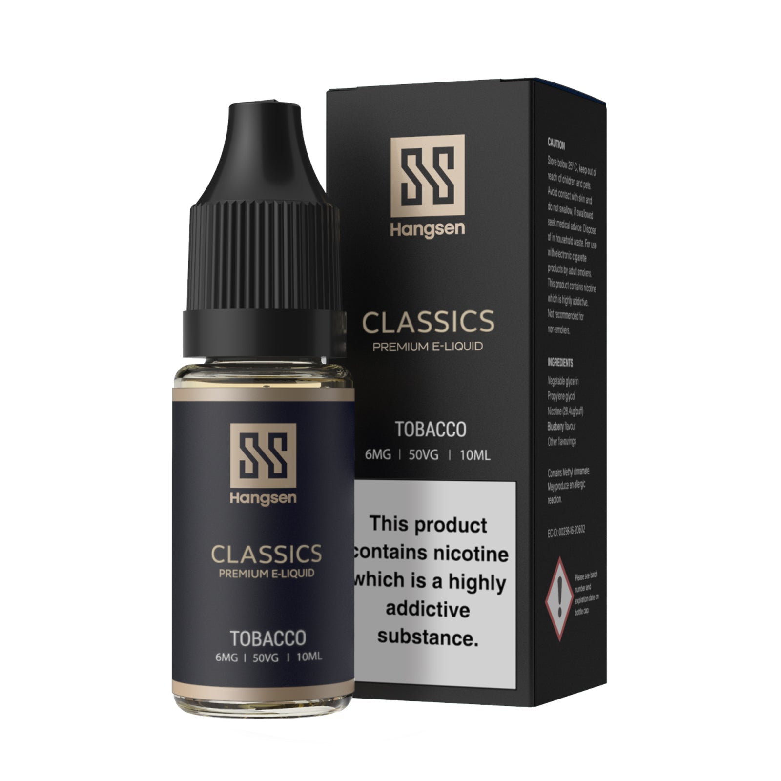Hangsen Classics Tobacco 10 ml 50:50 E-Liquid - Hangsen E-Liquid Hangsen Classics Tobacco 10 ml 50:50 E-Liquid - Hangsen E-Liquid