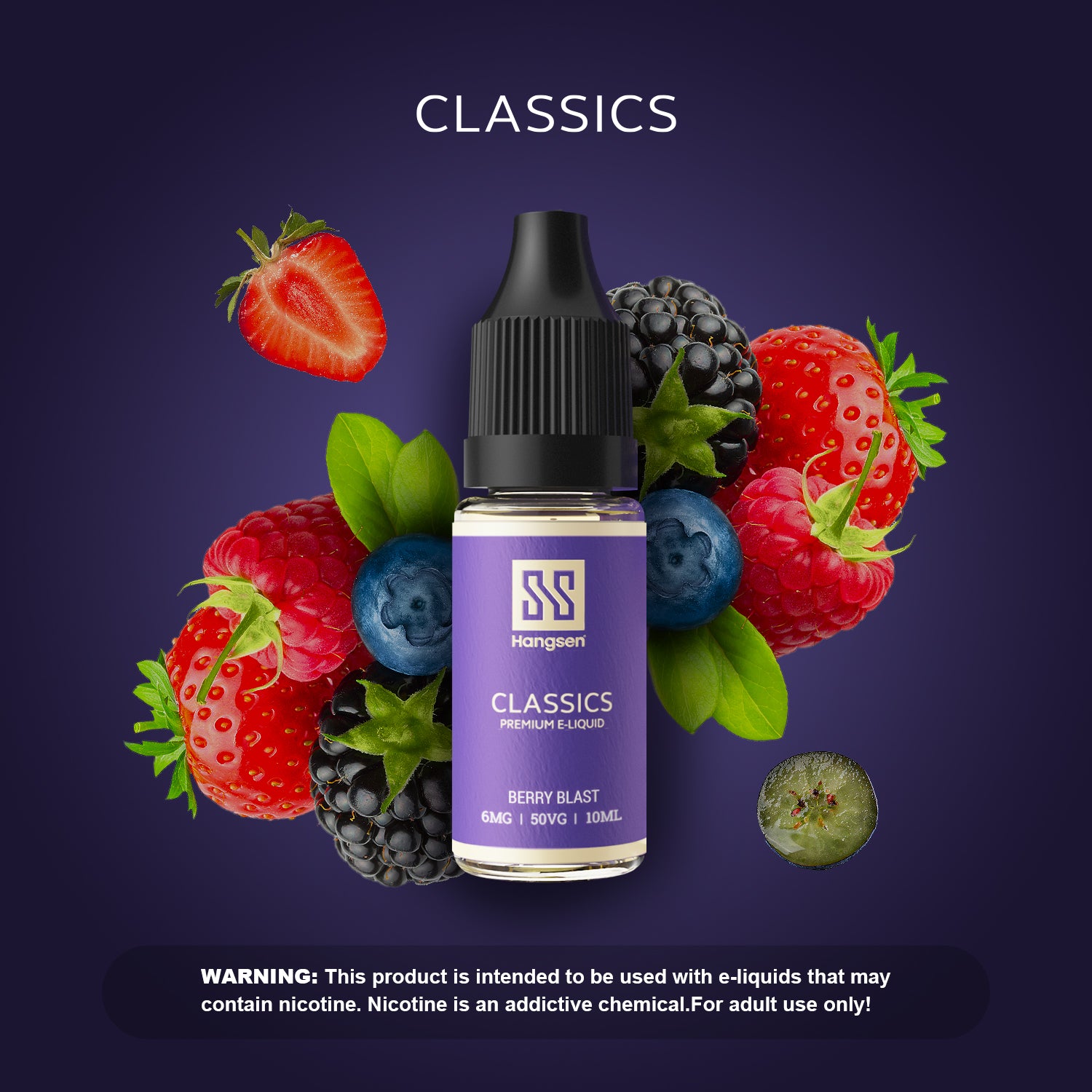 Hangsen Classics Forest Fruits 10 ml 50:50 E-Liquid