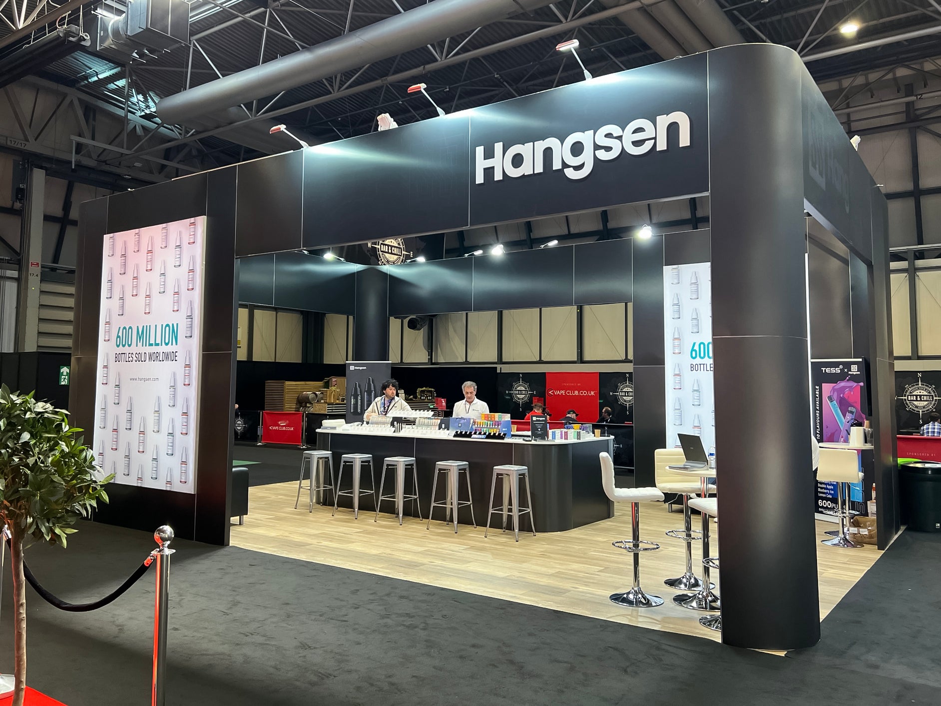 Hangsen's booth at Viper Expo UK