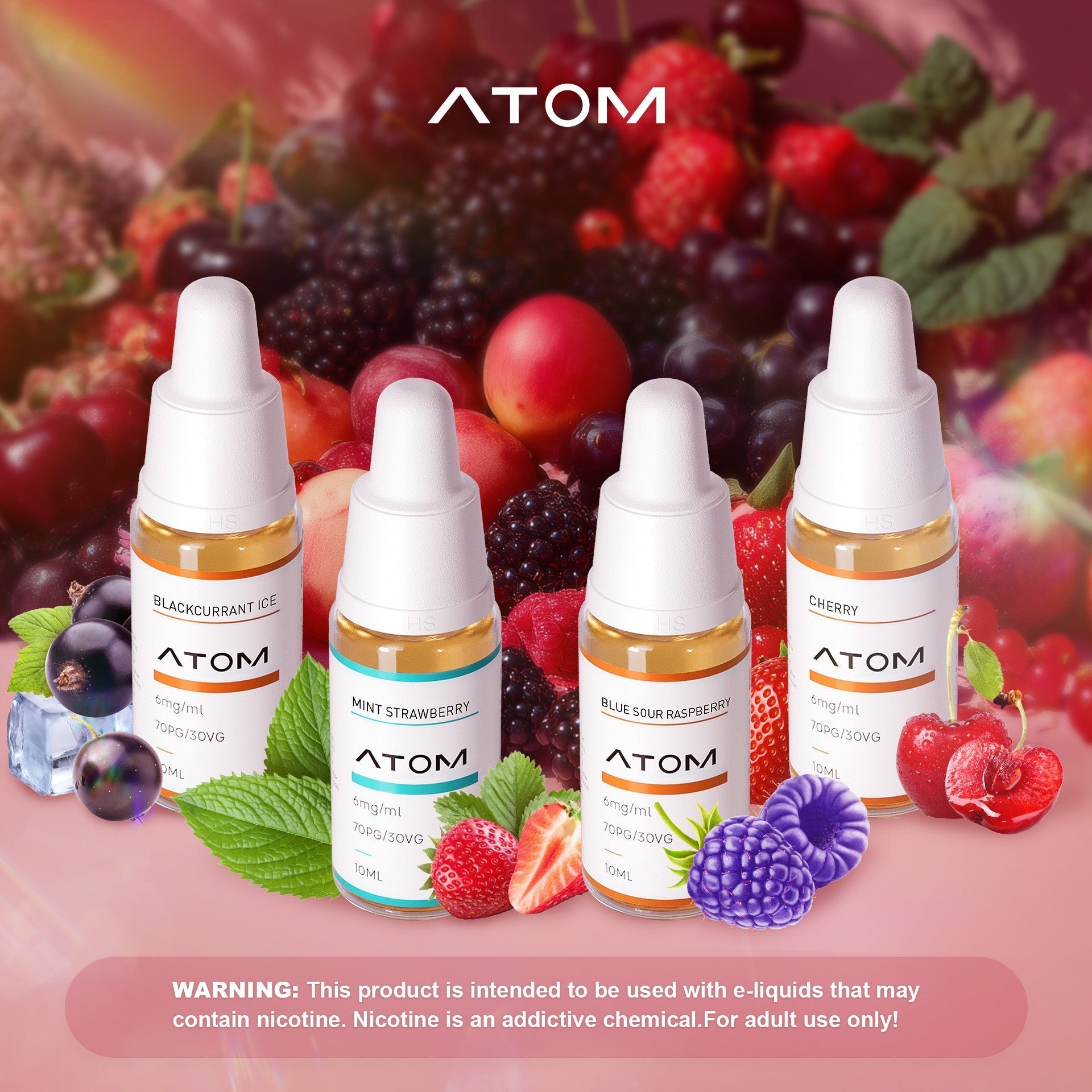 Discover Atom e-liquid flavors on atomeliquid.com