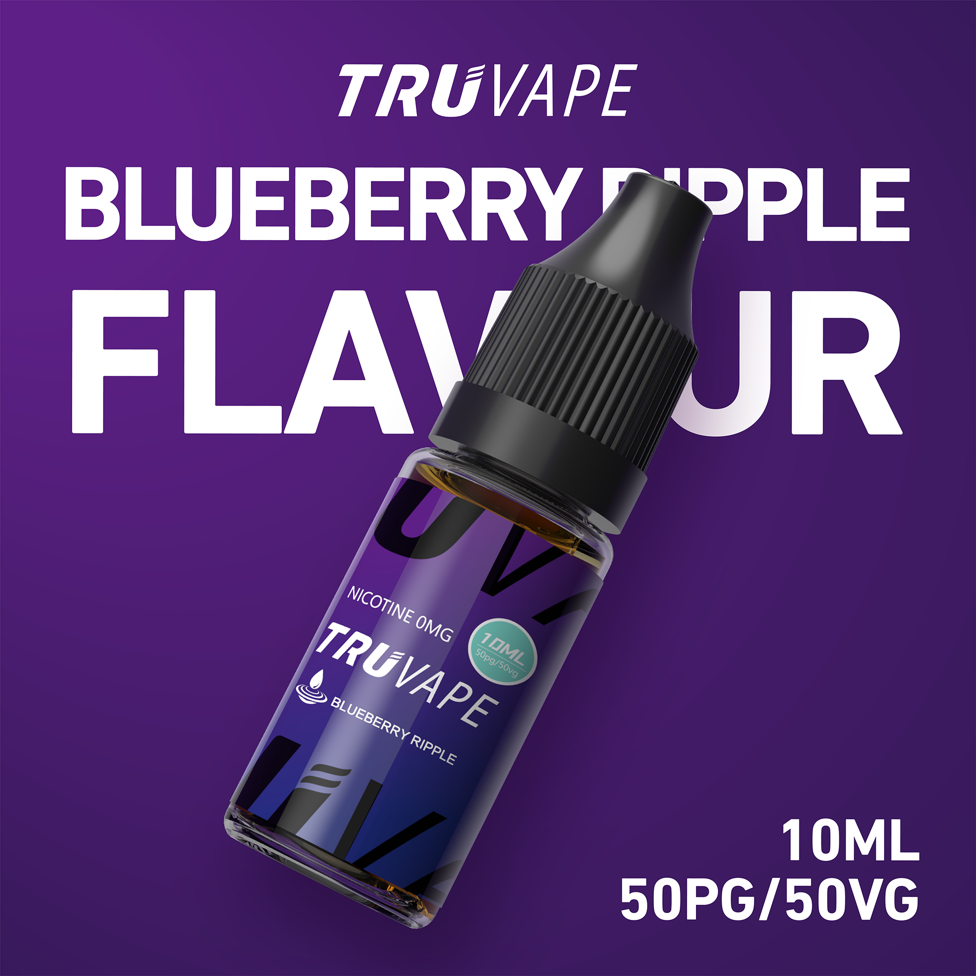Truvape Blueberry Ripple 10 ml 50:50 E-Líquido