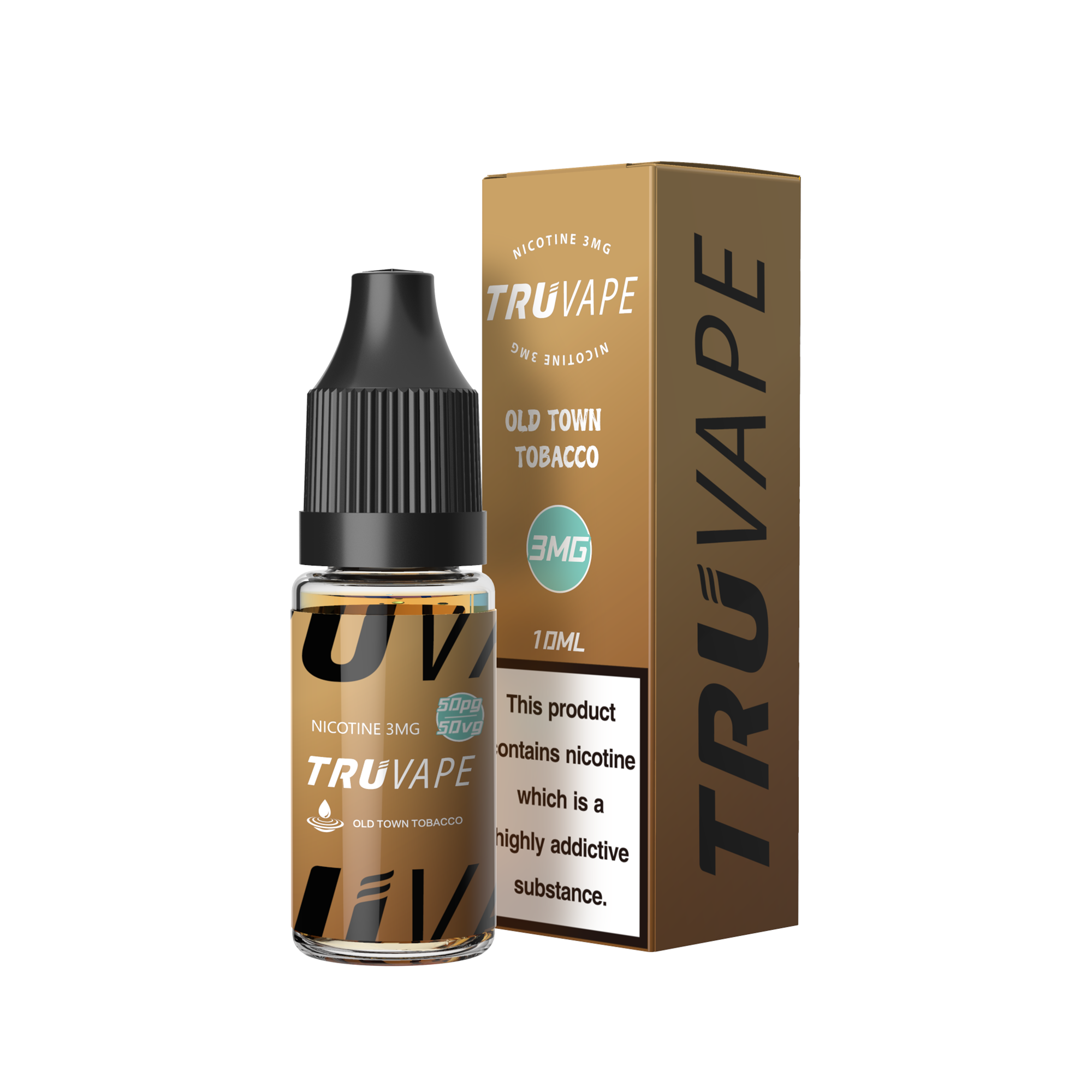 Truvape Old Town Tobacco 10 ml 50:50 E-Liquid