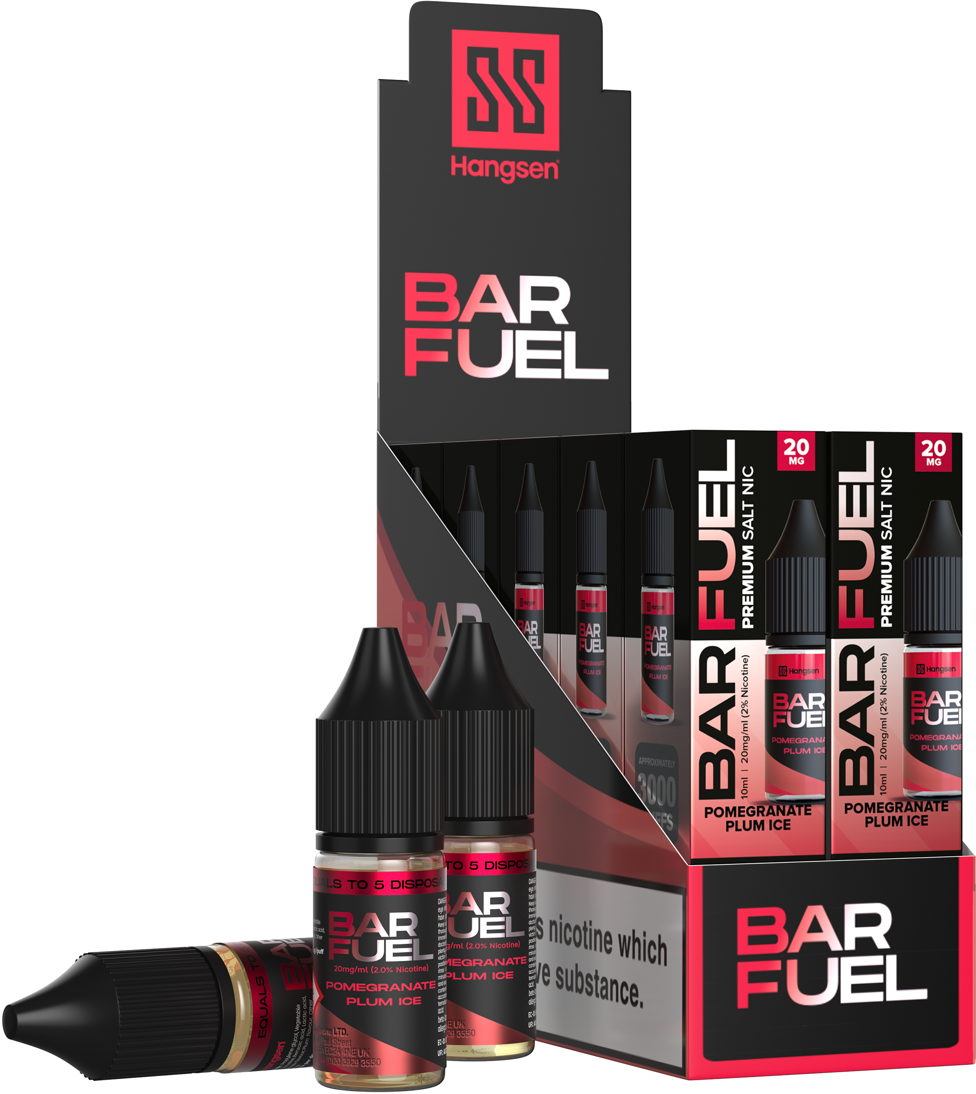 Hangsen Bar Fuel e-liquid counter display unit